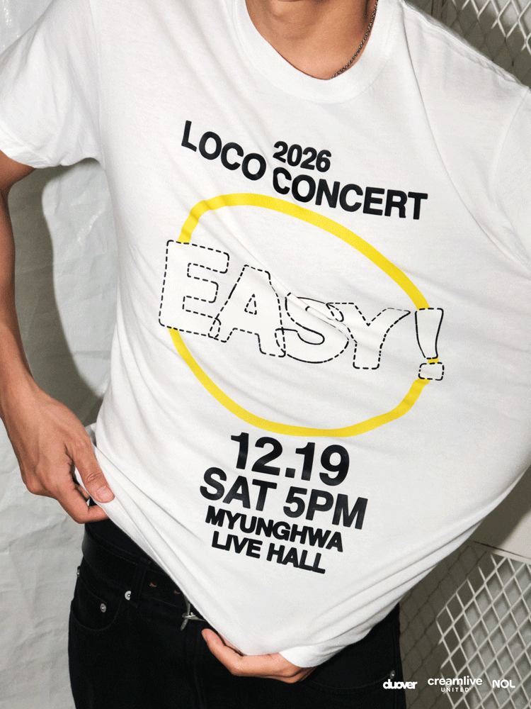 Официальный постер: LOCO CONCERT: EASY!, 19 декабря 2026 года, Myunghwa Live Hall, Сеул